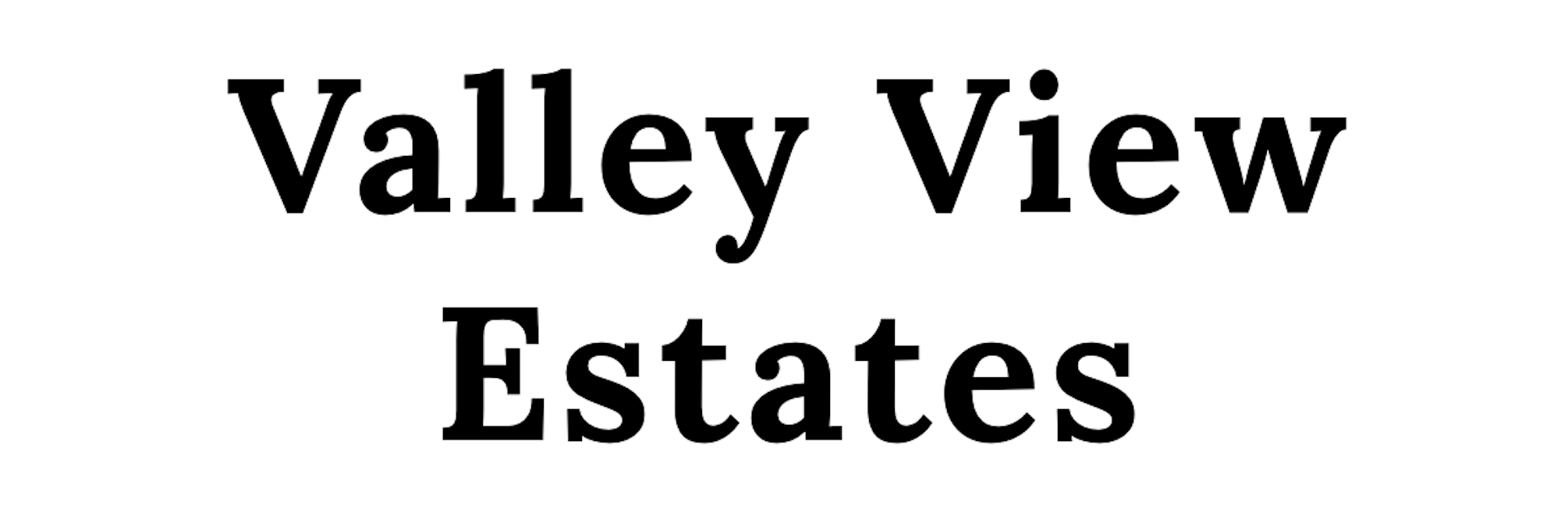 Valley View Estates